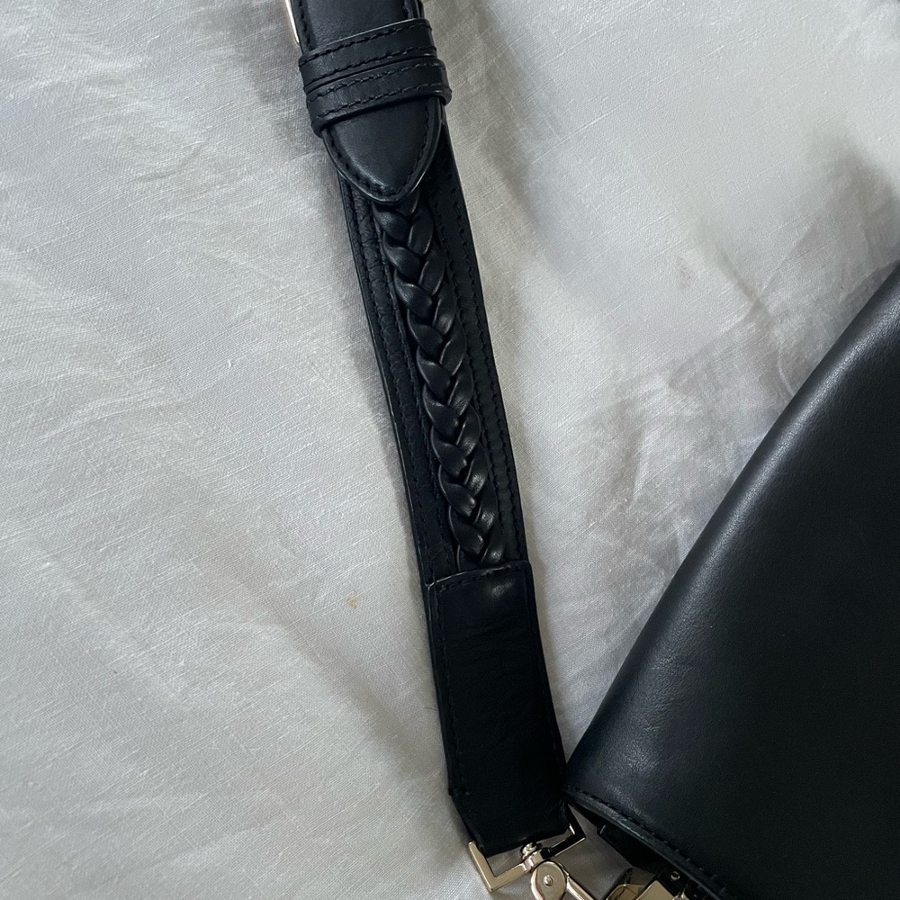 Kate Spade Ridley Street Skye  Black Satin Leather Bag with Gold Accents - Tags - Picture 5 of 6